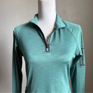 REI long sleeve quarter zip performance top
